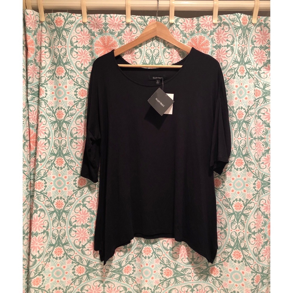 ELLEN TRACY super soft Oversized Jersey top